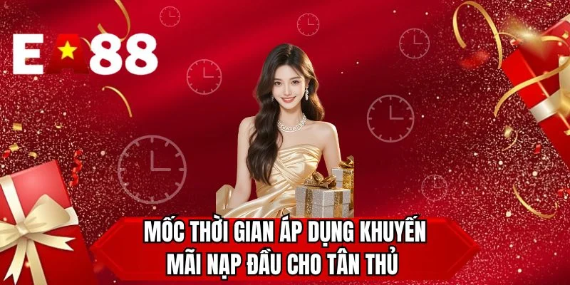 Mốc thời gian áp dụng khuyến mãi nạp đầu cho tân thủ